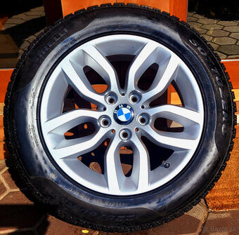 alu R17 5x120, zimné pneu Pirelli 225/60, BMW X3