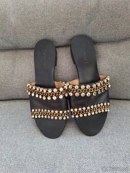 TWINSET kožené šľapky vel.38