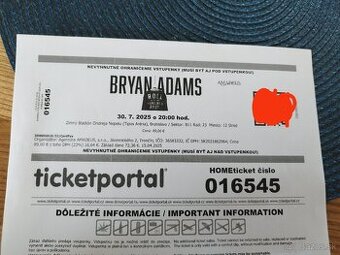 Bryan Adams koncert Bratislava