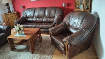 Koženná sedacia súprava