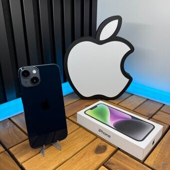 🔵  iPhone 14 128 GB Midnight  | Záruka 1 Rok