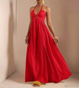 Červené letné šaty