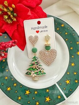 Vianočné náušničky - 1