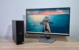 Kancelárske pc Intel core i3 8100/256gb nvme+27LCD QHD