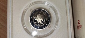Proof 2 eurová (2€) minca Vatikán 2017