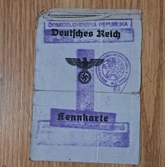 Legitimácia Kennkarte 1943, tretia ríša Nemecko