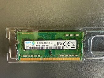 Predám pamätť SAMSUNG 4GB DDR3-1600MHz SO-DIMM