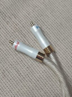 PREFFAIR RCA HIFI kábel 2x0,5m postriebrený