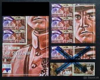 2018 set Stefanik Tahiti Polynezia 100 rokov CSR Praga EXPO