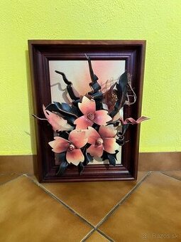 Nástenný obraz 3D kvety flowers