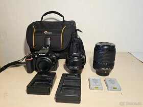 Predám Nikon D5600 + 2 Objektívy + Príslušenstvo - 1