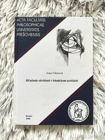 Vzťah významu a tvaru v preklade poézie - A. Valcerová - 1