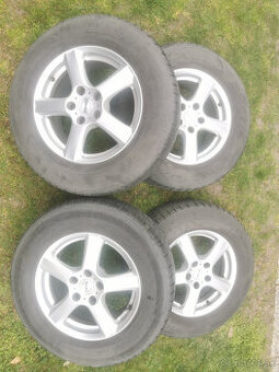 Predám ALU disky ENZO R16 7jx16h2 s pneu NOKIAN 215/70/R16