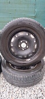 Predám letné pneu + disky 5x100 / 185/60 r14
