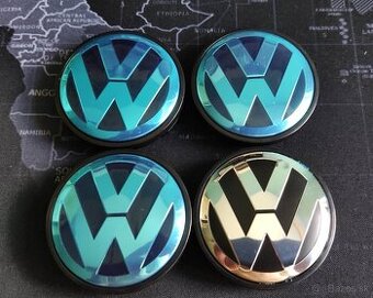 VW krytky stredovej diery Volkswagen, pukličky diskov PO