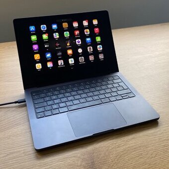 MacBook Pro 14" M4 SK 2024 čierny 32GB RAM, 512SSD + púzdro