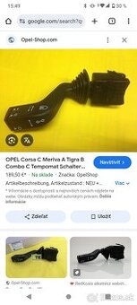 Tempomat Opel corsa c..nové