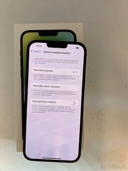 IPHONE 14 PLUS MIDNIGHT 128GB ZÁRUKA - VEĽMI DOBRÝ STAV