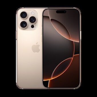 Predám iPhone 16 pro max 256GB Desert Titanium zlatý