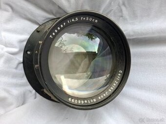 Predám veĺký objektív Carl Zeiss Tessar 1:4,5 f=50cm No.1866