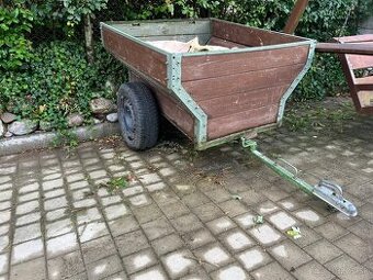 Vozík za štvorkolku alebo traktorovú kosačku