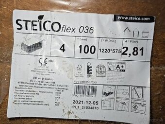 Steico flex 036 drevovlákno izolacia drevodom eko 51m2