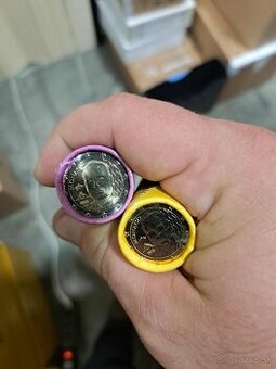 Monaco, Monako 2025 2€ euro a 1€ UNC novy vzor