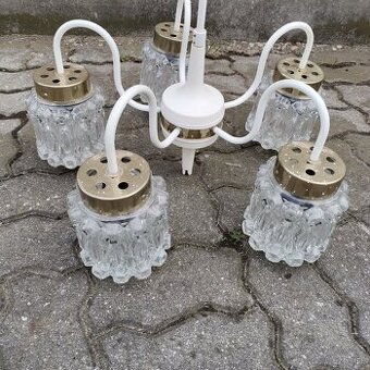 Retro luster lampa Kamenicky Senov 1970 Vintage