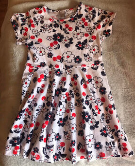 Letné dievčenské šaty, veľkosť 128