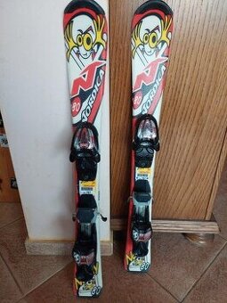 Detské carvingové lyže Nordica Team 80 cm s viazaním Marker