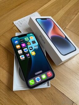 📱iPhone 14,Blue/ Purple 128 GB