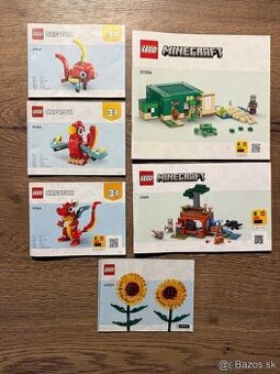 Manuály k legu 31145,40524, 21269, 21254