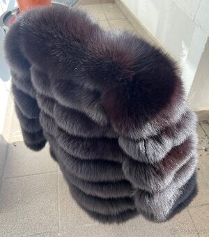 Luxusný kožuch líška 4v1