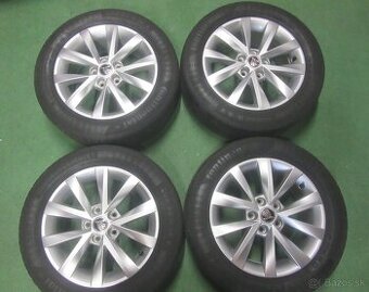 R16 Letná sada ŠKODA rozteč 5x112 ET46 205/55R16 continental