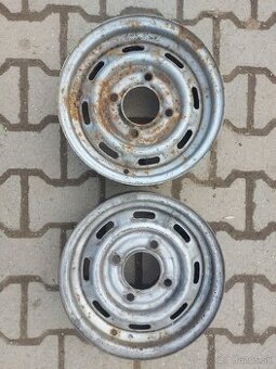 Predám 2ks plechové disky ŠKODA 105, 120