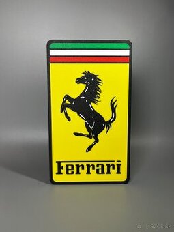 Ferrari LED logo lampa