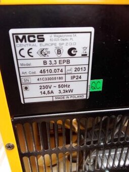 MASTER B 3,3 EPB ohrievac
