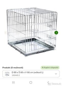 Klietka pre psa L