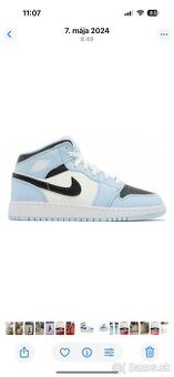 Air Jordan 1 Mid Ice Blue