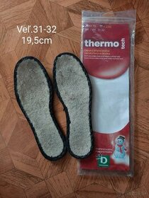 Vlnené vložky do topánok