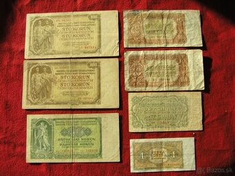 ČESKOSLOVENSKÉ BANKOVKY: 1953 neperforované