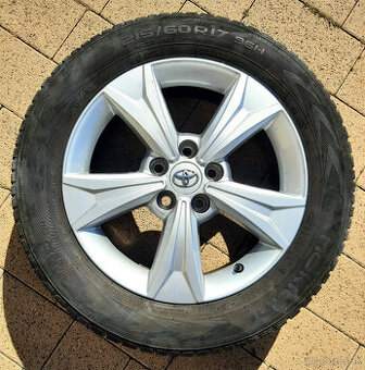 Originál 17" disky Toyota C-HR + zimné pneu 215/60 r17
