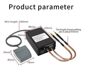 Bodová zváračka litiových batérií