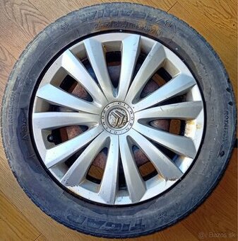 Sada zimných pneu na diskoch Citroen  215/55/16