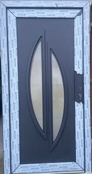 Plastove dvere Antracit biela