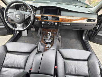 Bmw e60 Lci komfort černá kůže interiér