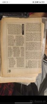 Staré noviny a časopisy