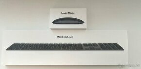 Apple magic keyboard + mouse 2 space grey
