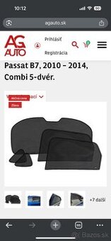 Kupim slnecne clony na passat b7 vw volkswagen combi
