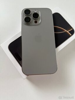 iPhone 16 Pro 128 GB prírodný titán